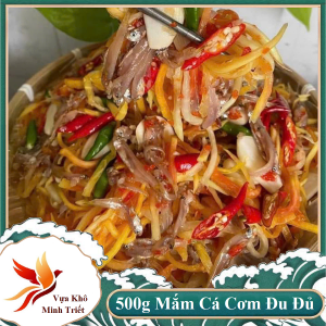 1kg Mắm Cá Cơm Trộn Đu Đủ Giòn Vàng Rụm Ăn Mê Mắm Cá Cơm Thơm Mới Ghiền Ngay- VỰA KHÔ MINH TRIẾT