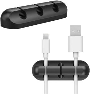 【SG SELLER】3/5/7pots GiftIdea Cable Holder Silicone Cable Organizer Flexible Cable Winder Management Clips Holder For Mouse Keyboard Earphone Headset