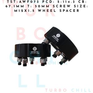 (TST-AWF073)PCD: 5-114.3 CB: 67.1MM T: 50MM SCREW SIZE: M12X1.5 WHEEL SPACER