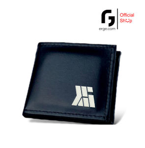 Erge Dompet Murah Pendek Dua Lipat Kulit Sintetis Hitam - Terbaru Slim Trendy