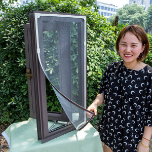 DIY magnetic anti-mosquito screen window accessories pvc gauze magnetic strip (white brown black)