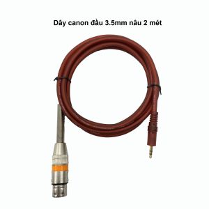 Dây Micro thu âm đầu 3.5mm (XLR-3.5 mm) chuyên dùng cho micro thu âm dây micro vào soundcard Mixer...