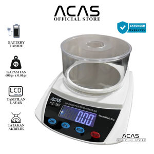 ACAS KZ-160 600G / 0.01G Timbangan Analitik Lab Emas Portable Laboratorium Digital Berkualitas Elektronik Akurat Electronic Compact Scale Kapasitas 600 Gram Minimal 0.01 Gram