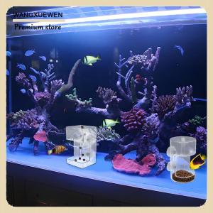 [COD] Cá trung chuyển cho 2025 hồ cá mới bể cá khay món ăn với cốc hút Acrylic cá ăn ống cá thực phẩm chủ