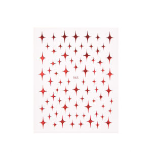Dorisna Starlight Nail Sticker Stars Nail Stickers Laser Self-adhesive Transfer Decals Thin Foils Nail Art Decoration