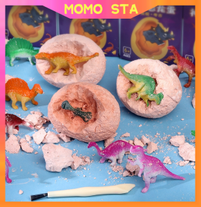 MOMO Archaeological Dig Toy Dinosaur Fossil Egg Plaster Kid DIY Plaster Educational Toy