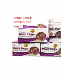 Herbal wasir Kapsul Daun Ungu atasi Ambien dan Wasir Daun Ungu Ashhihhah