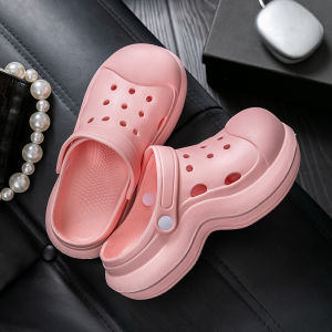 [Free Shipping] New Thick-Soled Clogs For Women Summer Outdoor Wear New Style Height-Increasing Slip-On EVA Sandals Non-Slip