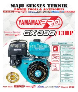 YAMAMAX PRO GX 390 ( 13 HP ) Engine Bensin Gasoline Mesin Penggerak Serbaguna 4tak 13HP GX390