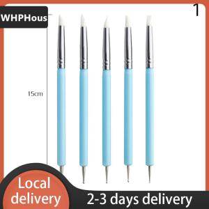 [COD] WHPHous Ship within 24 hours 5Pcs set Silicone Clay Sculpting Tools For Brush Modeling Dotting Nail Art Pottery Clays Tool DIY Carving Ceramics Sculpture