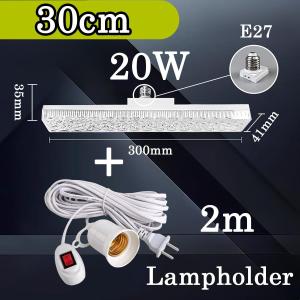 E27 Screw Linear Ceiling Lamp 20W 80W LED Crystal Bulb Bright And Energy saving 30 60cm Chandelier