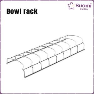 Suomi Stainless Steel Dish Drying Rack Kitchen Storage Organizer for Plates Bowls Pot Lids Cutlery
