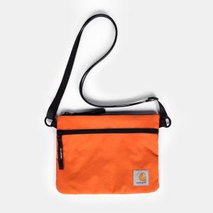 New Carhartt Men Casual Crossbody Shoulder Bag in Black with Durable Nylon Material