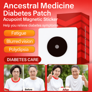 Regulate blood sugar acupoint patch Chinese Herbal Diabetic Sticker Blood Glucose Control Acupressure Stimulation for Sugar Balance Care