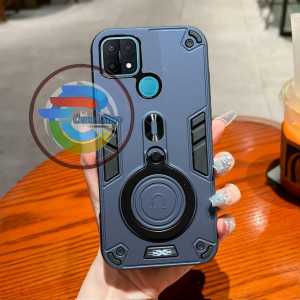 Casing Hp Untuk OPPO A15/A15S Hard Case Robot Hit Eye Whit Ring Dengan Pelindung Camera HP