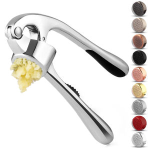 Annies Sphere Bộ ép tỏi thủ công bằng thép không gỉ bền bỉ tiện lợi cho việc nghiền và ép tỏi trong nhà bếp