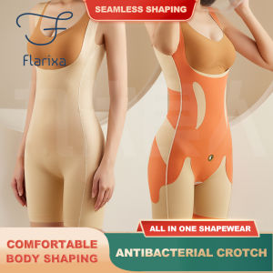 Flarixa NEW Waist Trainer All In One Shapewear Womens Corset Back Take Off Bodysuit Seamless Body Shaper Slimming Underwear