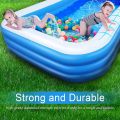 Inflatable Swimming Pool Family Multi-Sized Inflatable Pools Thickened Family Lounge Pool for Kid Swimming Playing Pool Kids Baby Children Swimming Pool. 