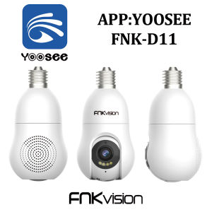 FNKvision กล้องวงจรปิด wifi Full HD 5MP ตรวจสอบ/แสงเครื่อง dual use ull ภาพสี 24 ช.ม. ระบบติดตามอัจฉริยะ พูดคุยโต้ตอบ  with Alarm