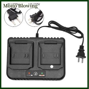 Moito Two-seater Battery Charger 2.0A Replacement For 18V 21V Li-ion BL1415 BL1420 BL1815 BL1830 BL1840 BL1860 Electric Drill Grinder