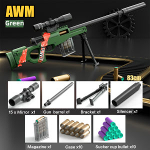 Outdoor Toy For Children Toy AWM Sniper Soft Bullet Shell-Ejection Mainan Budak