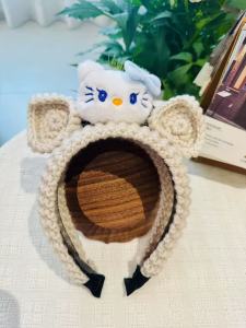 แฮนด์เมด ถัก อุปกรณ์ทําผม การออกแบบดั้งเดิม น่ารัก ห่วงผม/แฮนด์เมด ถัก กิ๊บติดผมผู้หญิง การออกแบบดั้งเดิม ไม่มีความแน่น อุปกรณ์ทําผม ห่วงผม