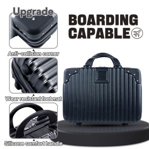 BoldEdg 14Inch Luggage Travel bag Hand Cosmetic Mini case Lightweight waterproof box Suitcase Hand storage bag