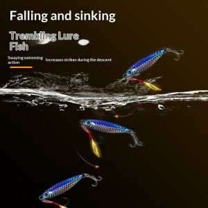 Koetsu nổi và Mồi chìm với hoạ tiết vảy lung linh hành động lắc lư thực tế cho tất cả các lớp nước