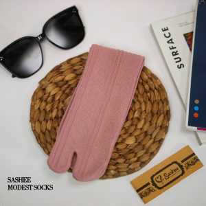 Sashee Kaos Kaki Muslimah Jempol Serena Series Motif Timbul
