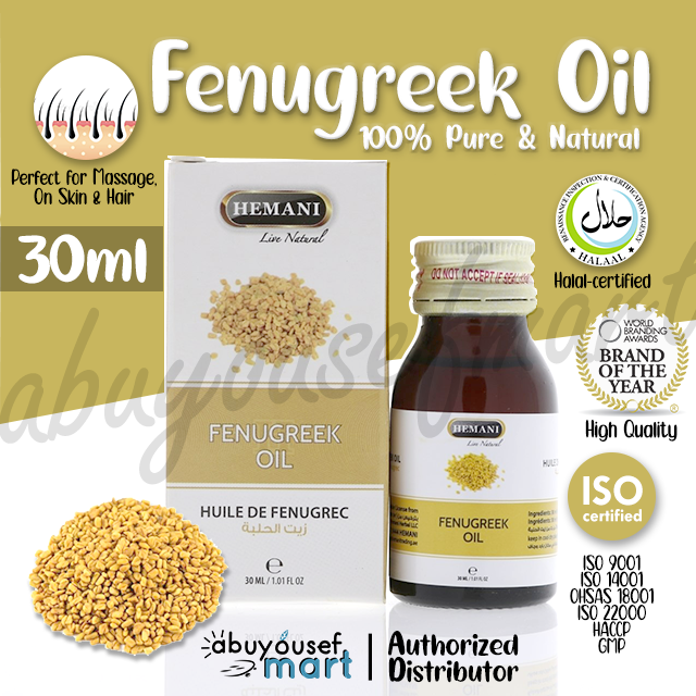 Hemani Fenugreek Oil Minyak Biji Halba 30ml Breast Enlargement