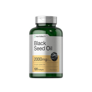 Horbäach Gluten Free Black Seed Oil 120 Softgels Gentle Plant Extract Soothe Mild Digestive Irritation Relieve Bloating After Meals For s With Sensitive Delicate Stomach