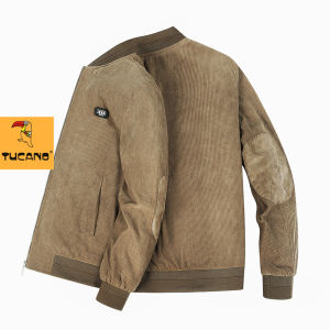 Tucano แจ็คเก็ตขนแกะสำหรับผู้ชาย แจ็คเก็ตแฟชั่นลำลองกลางแจ้ง