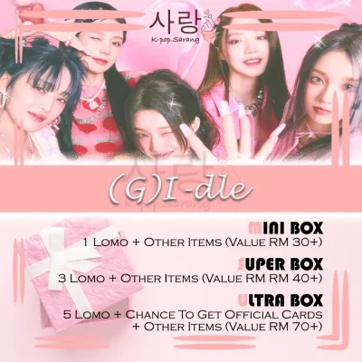 Kpop Lucky Box BLACKPINK BABYMONSTER NEWJEANS LE SSERAFIM IVE ILLIT TWICE AESPA (G)I-DLE ITZY IU KEP1ER RED VELVET STRAYKIDS SEVENTEEN ENHYPEN BTS ZEROBASEONE TREASURE Photocard Foto Kad LOMO Korean Collection