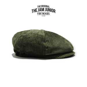 Thejam. Topi Anak Pria Wanita | Newsboy Cap Kids Corduroy Green