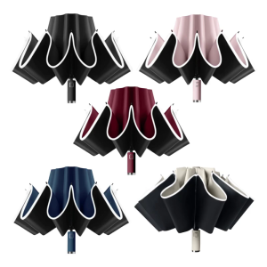 ร่มที่กำบังแบบเปิดปิดด้วยตนเองมีโครงสร้างป้องกันพลังงานแสงอาทิตย์10ซี่โครงที่แข็งแรงกว่าสำหรับใช้งานกลางแจ้ง