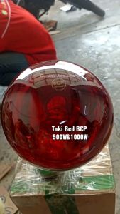 LAMPU TOKI / LAMPU CUMI 500w RED