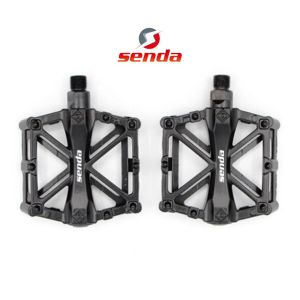 Senda Aluminum Alloy Ultralight Bike Pedals Mountain Bicycle Pedal MTB Mountain Cycling Flat Pedal