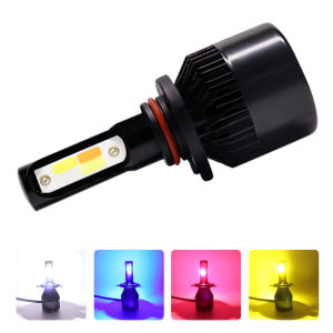 2pcs H4 LED Bulb LED Headlight H1 H7 H8 H11 HB3 HB4 60W LED Lights 4 Color Flash Lamp Car Automobiles LED Head lamp 12V 24V