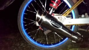 Knalpot Racing ORIGINAL GRM RACING EXHAUST Leher Ub Ndangak Ngacheng mx king/new