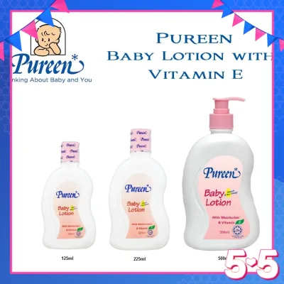 Pureen Baby Lotion with Vitamin E 125ml 225ml 500ml