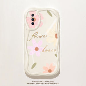 VRQR Little Fresh Daisy Flower Pattern Phone Case for Vivo V15 Pro 1819 Wave stripe lens protection Casing