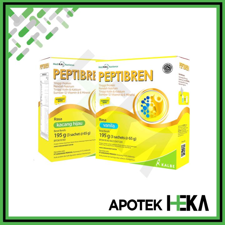 Peptibren Vanila/Coklat 210 gram - Pasien Stroke dan Mencegah Pikun