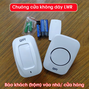 Chuông cửa không dây báo Khách LWR M10 báo động chống trộm cho gia đình cửa hàng