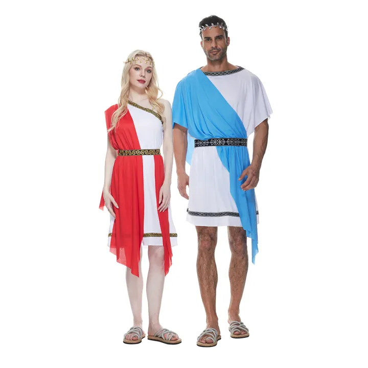 Adult Toga Halloween Costume Men Greek God Cosplay Roman Toga Laurel Leaves  Crown Tiara Costume Greek Goddess Lazada PH