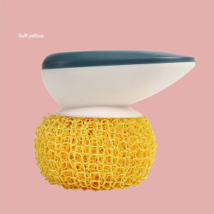 Kitchen Nano Dishwashing Brush Replaceable Clean Ball Washing Pot Wok Bottom Steel Cleaning Brush Household Cleaner Gadgets