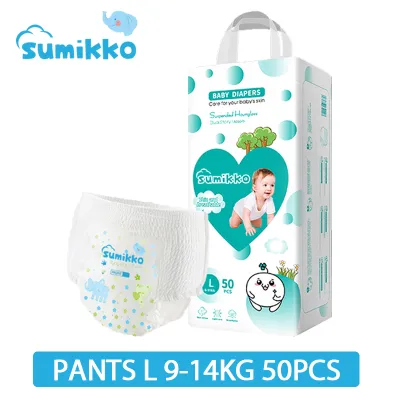 50 PCS Baby Unisex Ultra thin and dry Breathable diapers