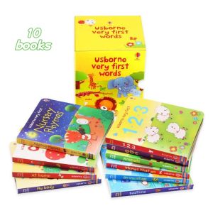 Very first words childrens enlightenment reading English vocabulary cardboard book