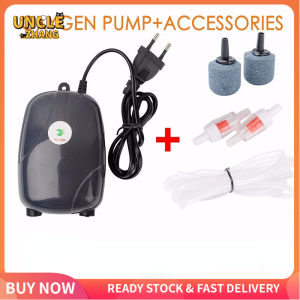 Máy Bơm Oxy Cho Bể Cá Không Ồn 5W Máy Nén Khí Mini Cho Bể Cá Máy Bơm Khí Tăng Cho Máy Sục Khí Cá Phụ Kiện Bể Cá