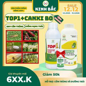 (Top1+Canxi bo)-(Tặng Đomino)-Kinh Bắc-Sử dụng hiệu quả bảo vệ cây trồng giúp chống chịu và bảo vệ cây