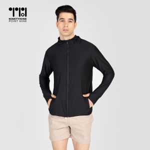 [#GetActive] 99.9 Mens Fashion Zip-Up Hooded Windbreaker Jacket for Men [1091]